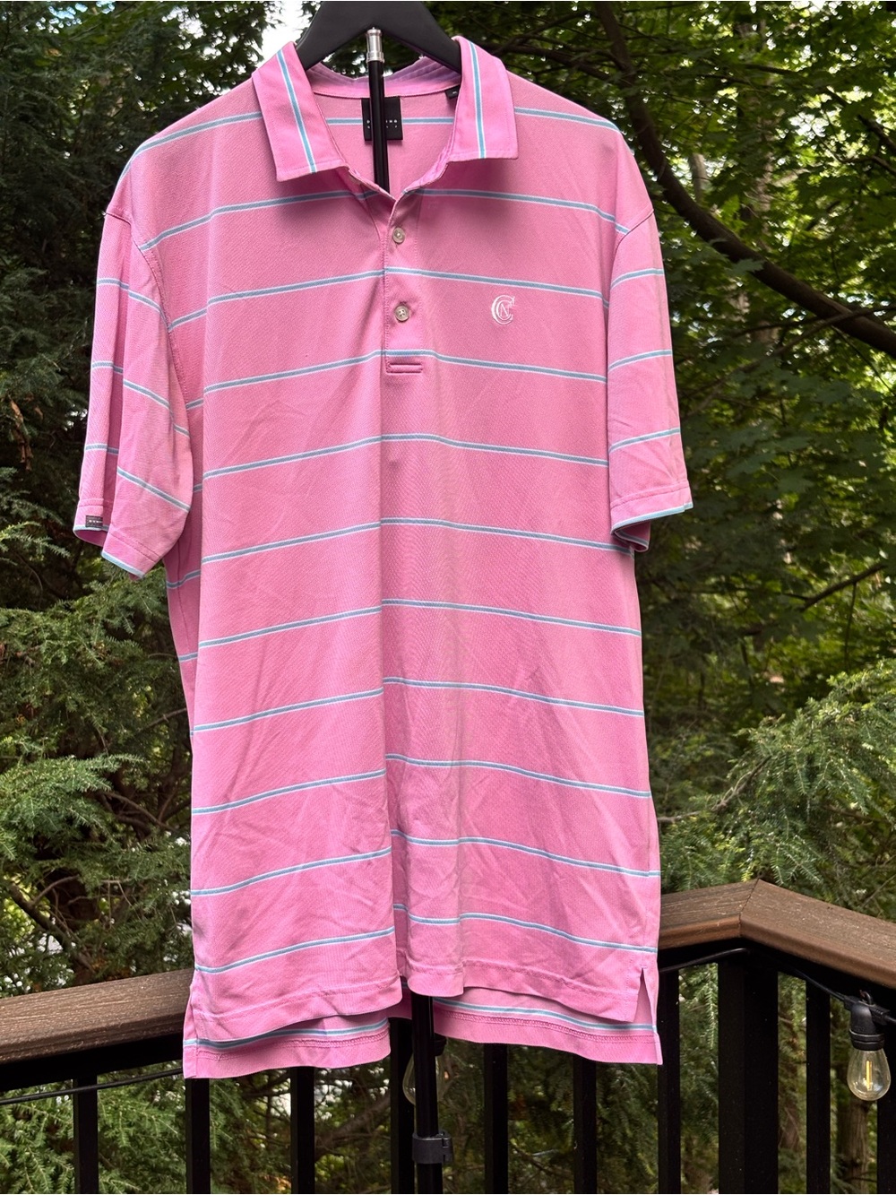 Dunning Golf Shirt with NCC Logo on it